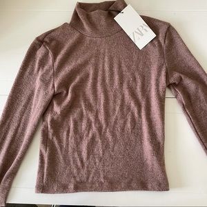 Zara Mock Neck Top